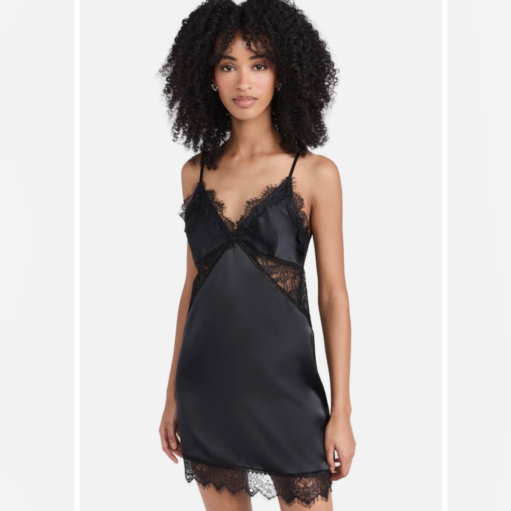 Jonathan Simkhai Black Lace Mini Dress